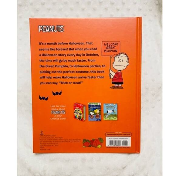 Peanuts Countdown to Halloween, Charles Schulz, Hardcover, (2021), NEW - Picture 2 of 3